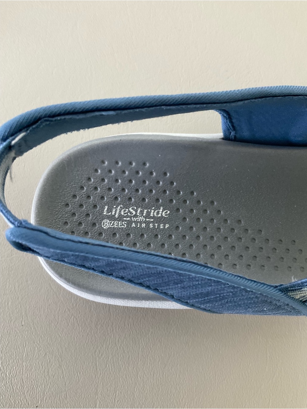 LifeStride, 🤩NWBox!!! Blue & Grey Comfortable Sandals - Picture 9 of 10